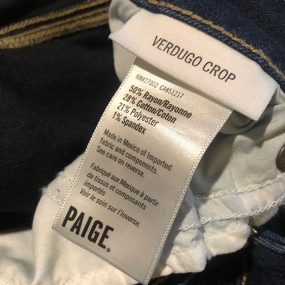 PAIGE Verdugo Skinny Ankle Jeans size 29 - Picture 8 of 11